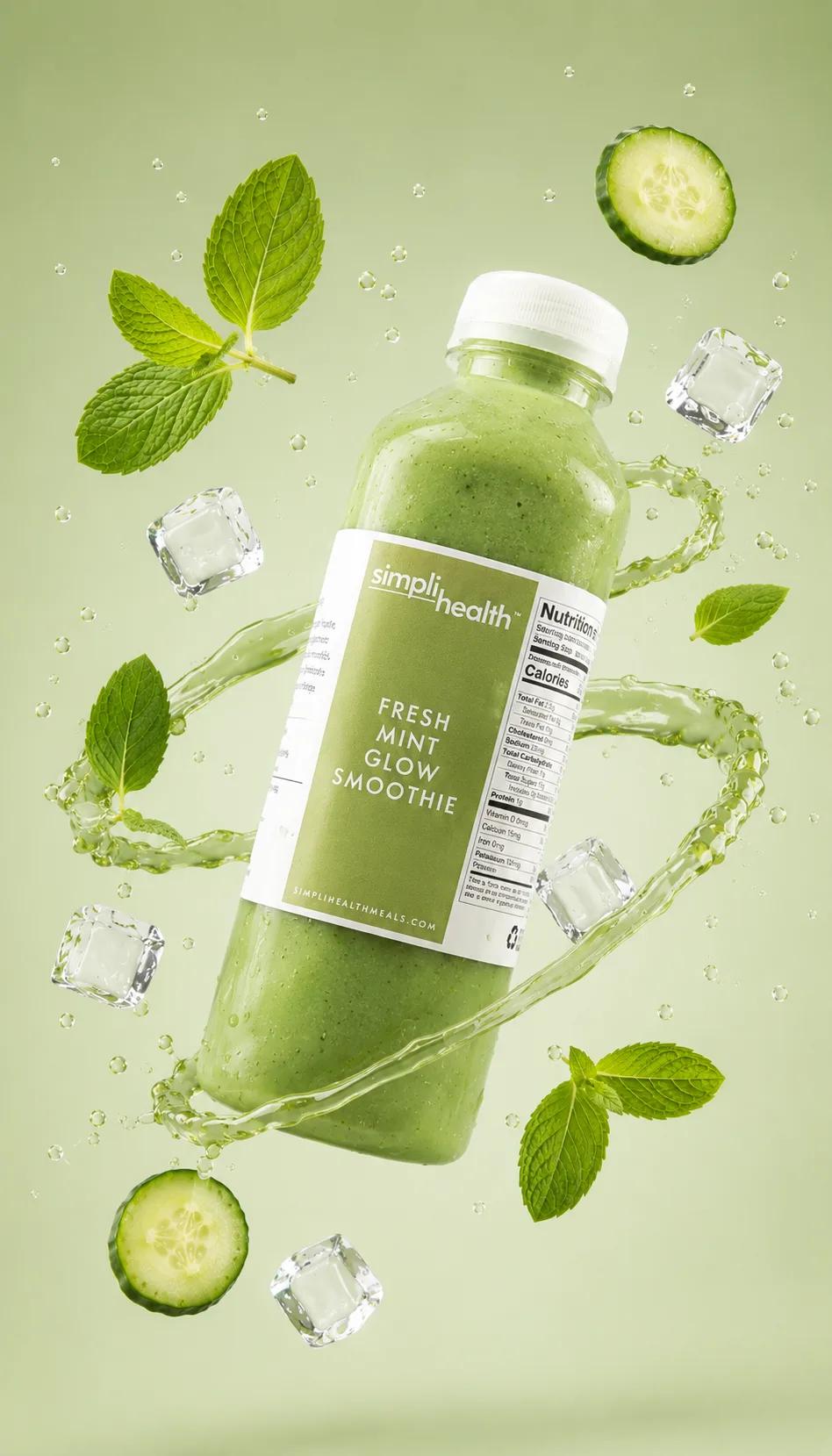 Fresh mint glow smoothie